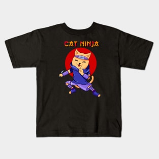 Cat Ninja Kids T-Shirt